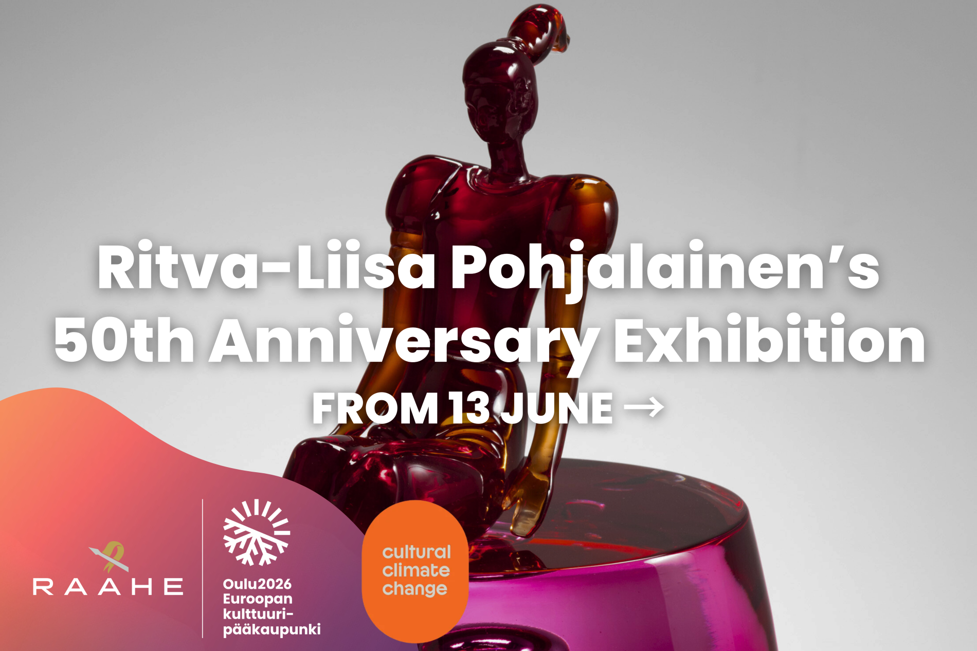 Ritva-Liisa Pohjalainen´s 50th Anniversary Exhibition opening 13.6.