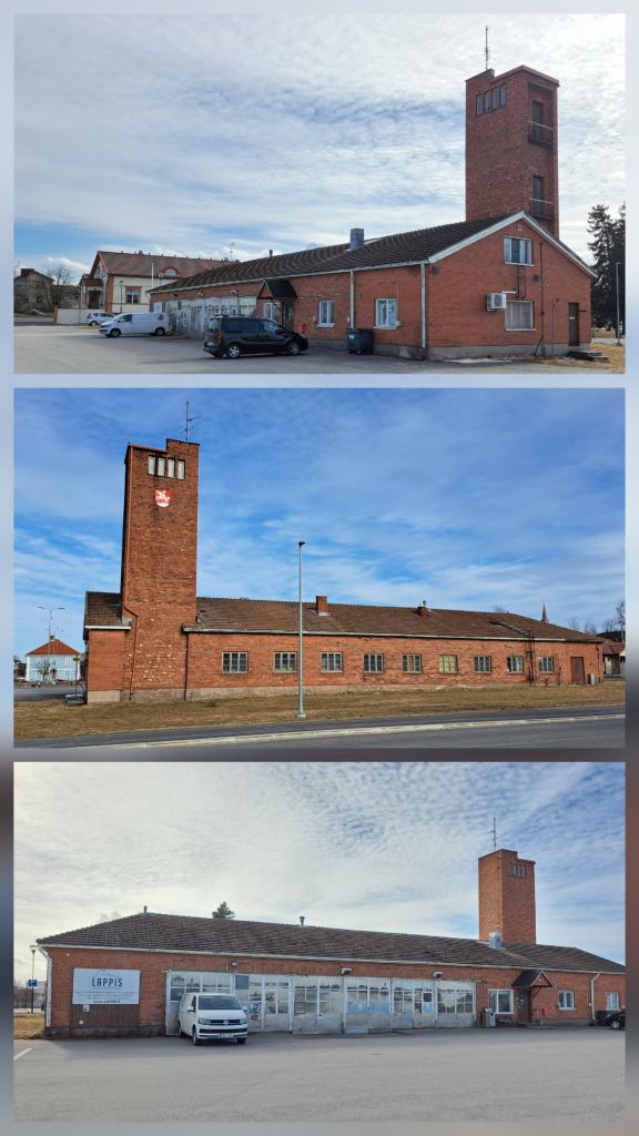 Kuva on vanhasta paloasemasta.