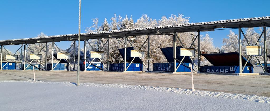 Kuva jäteasemasta.