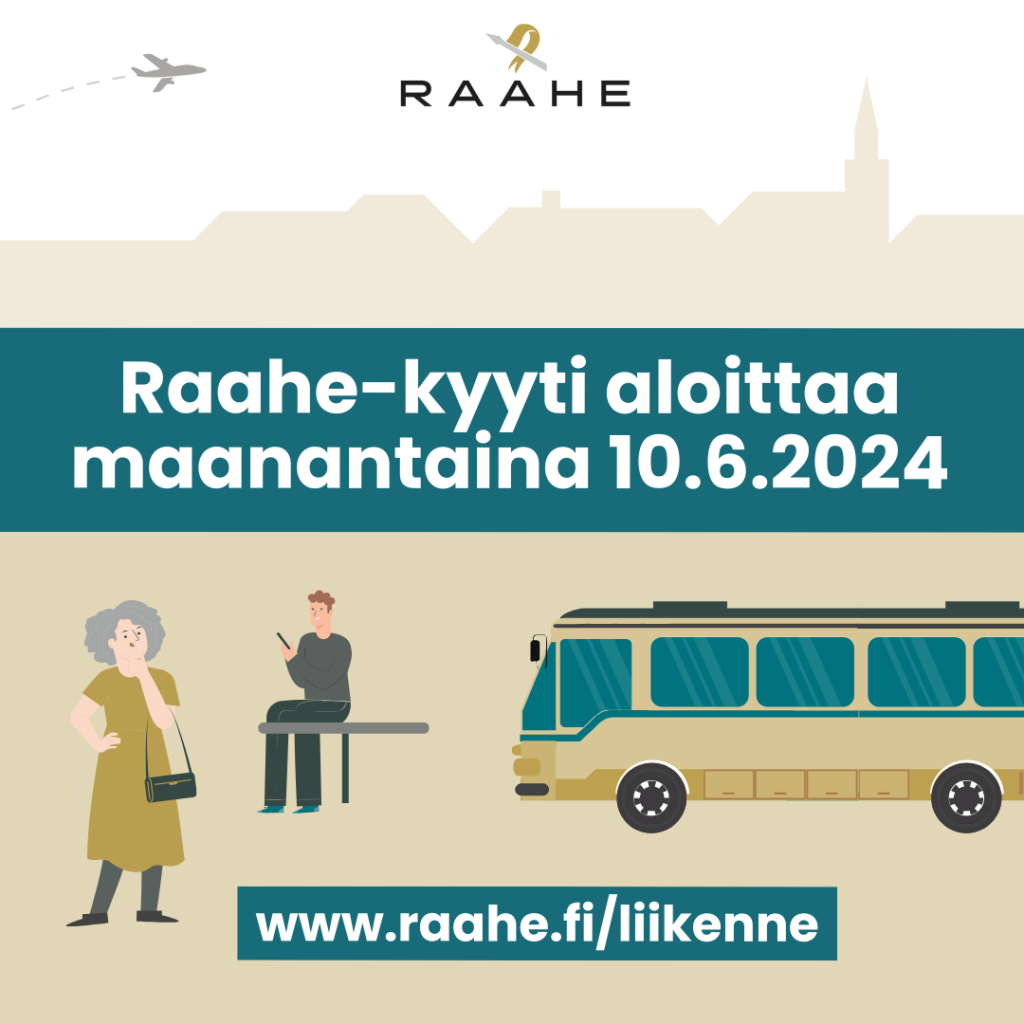 Raahe-kyyti aloittaa maanantaina 10.6.2024.