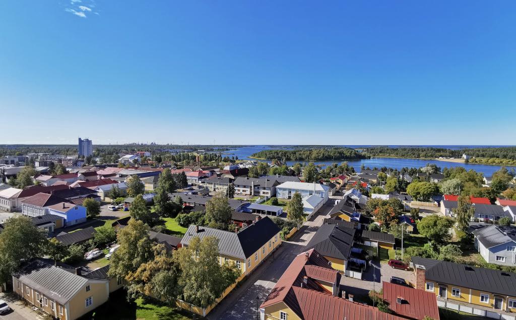 Kuva: Tarmo Somero Näkymä kirkon tornista.