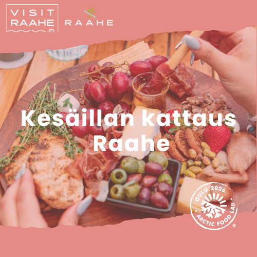 Kesäillan kattaus -tapahtuman mainoskuva.