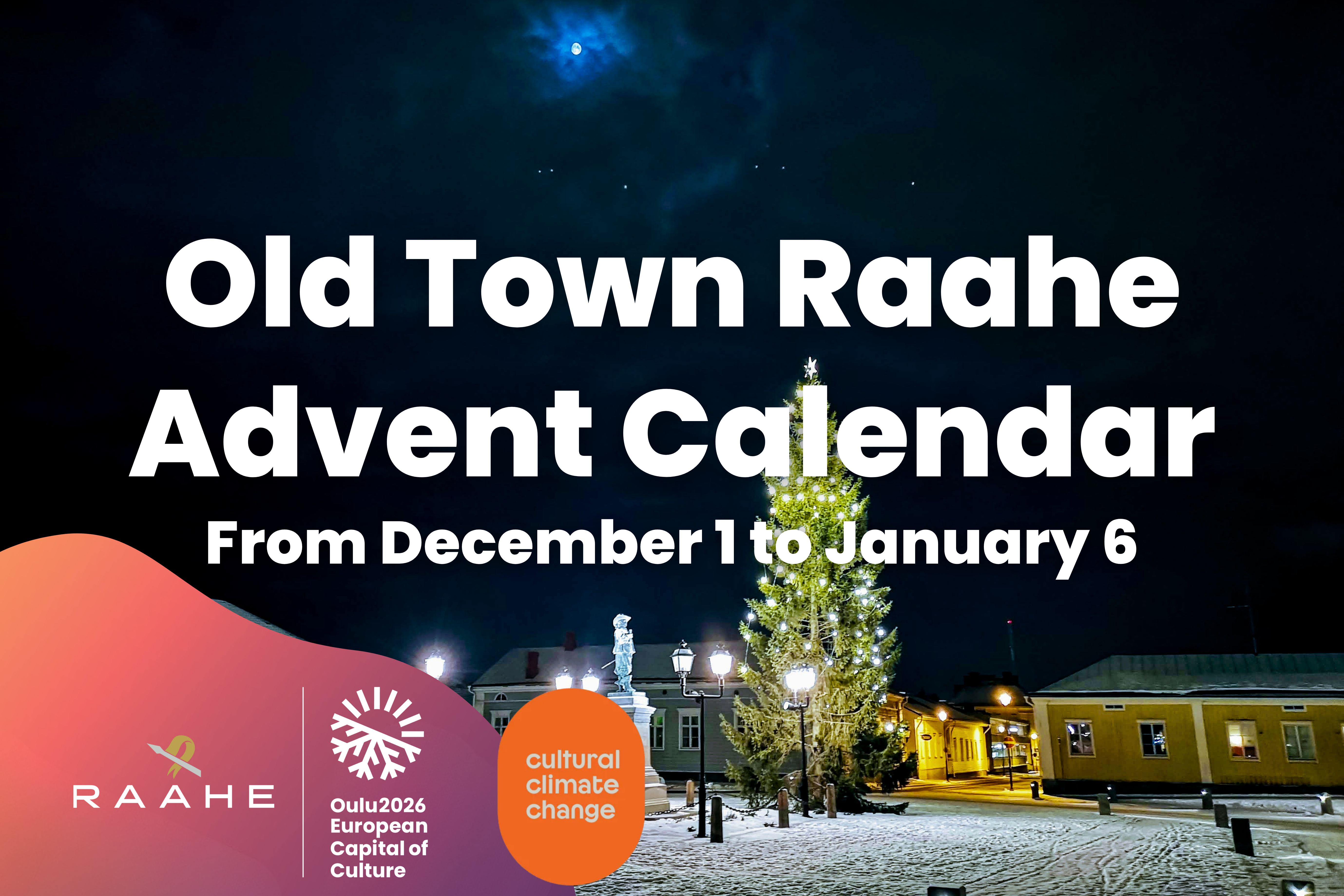 Old Town Raahe Advent Calender 1.12.2026-6.1.2027