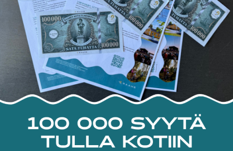 100 000 syytä tulla kotiin. Kirjeitä ja kotiutumisbonusseteleitä.