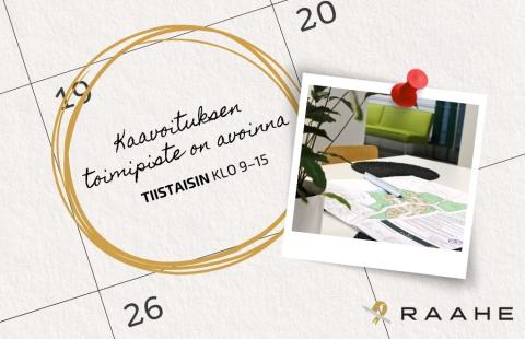 Aukiolo-tiedotteen kuvituskuva.