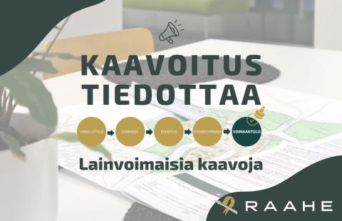 Lainvoimaisia kaavoja -tiedotekuva.