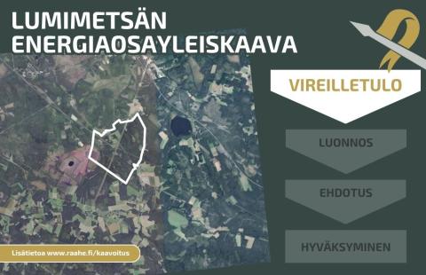 Osayleiskaava-alueen rajaus ilmakuvassa.