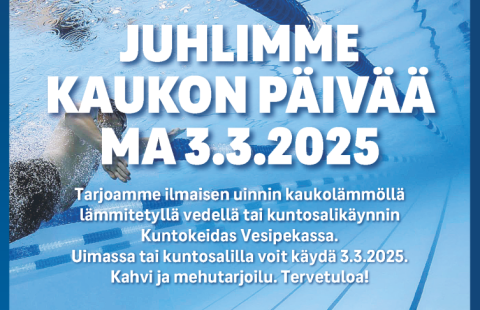 Juhlimme Kaukon päivää ma 3.3.2025