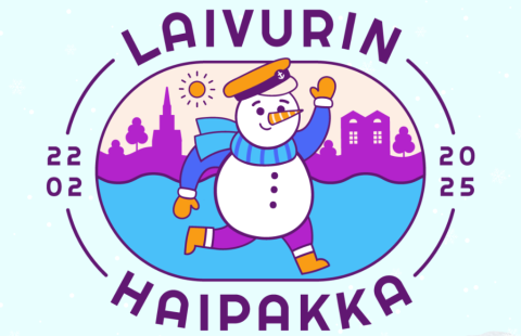 Laivurin Haipakka -tapahtuman mainos.