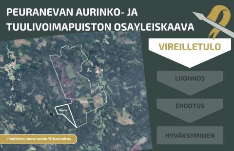 Kaavarajaus ilmakuvassa.