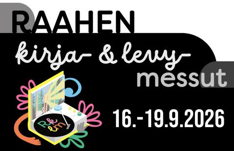 Raahen kirja- & levymessut 16.-19.9.2026