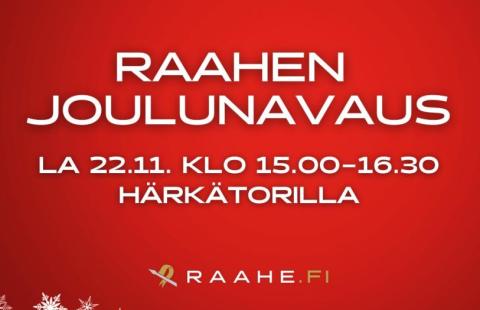 Raahen joulunavauksen mainoskuva.